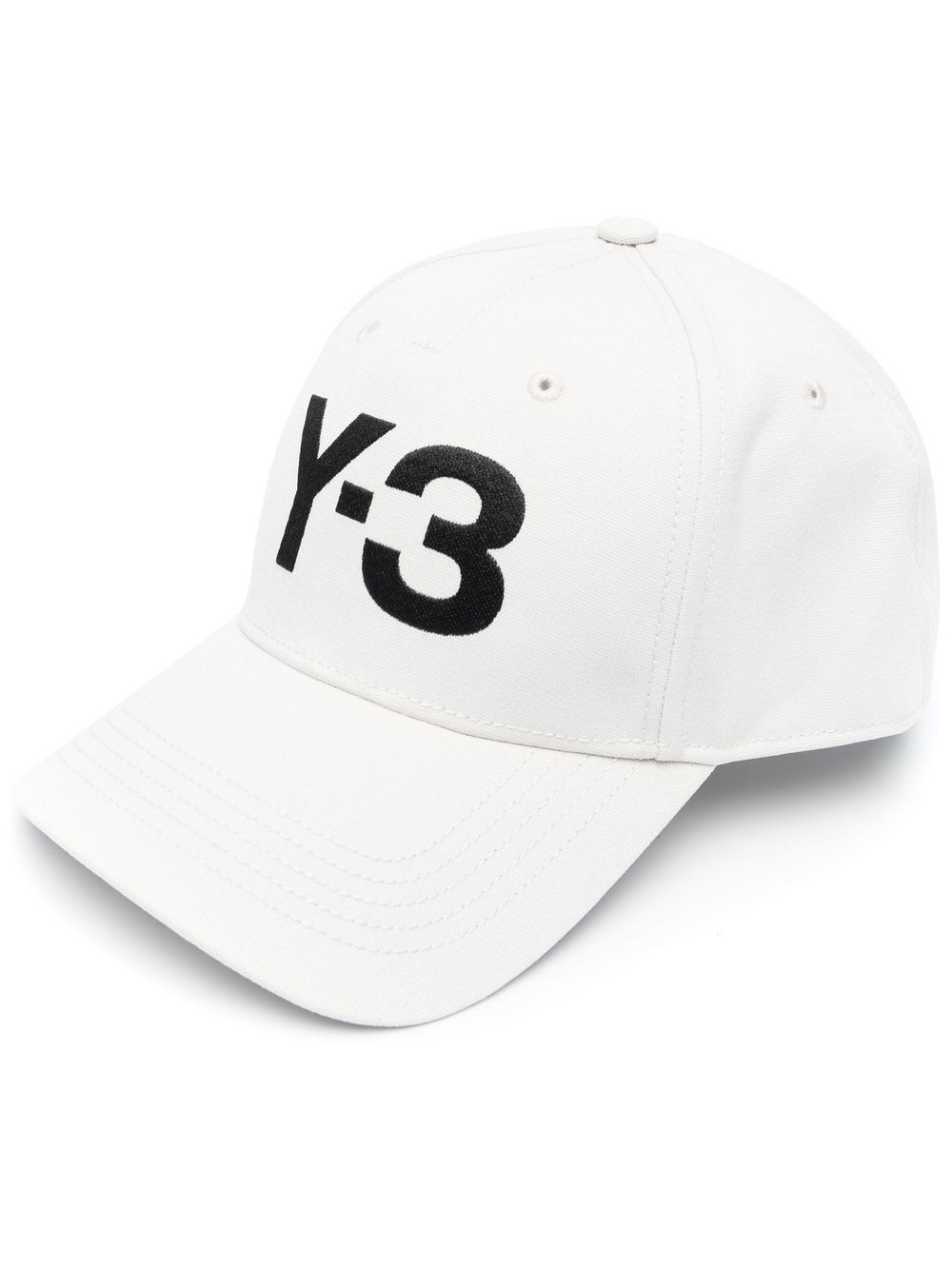 Y-3 logo刺绣棒球帽 - 中性色