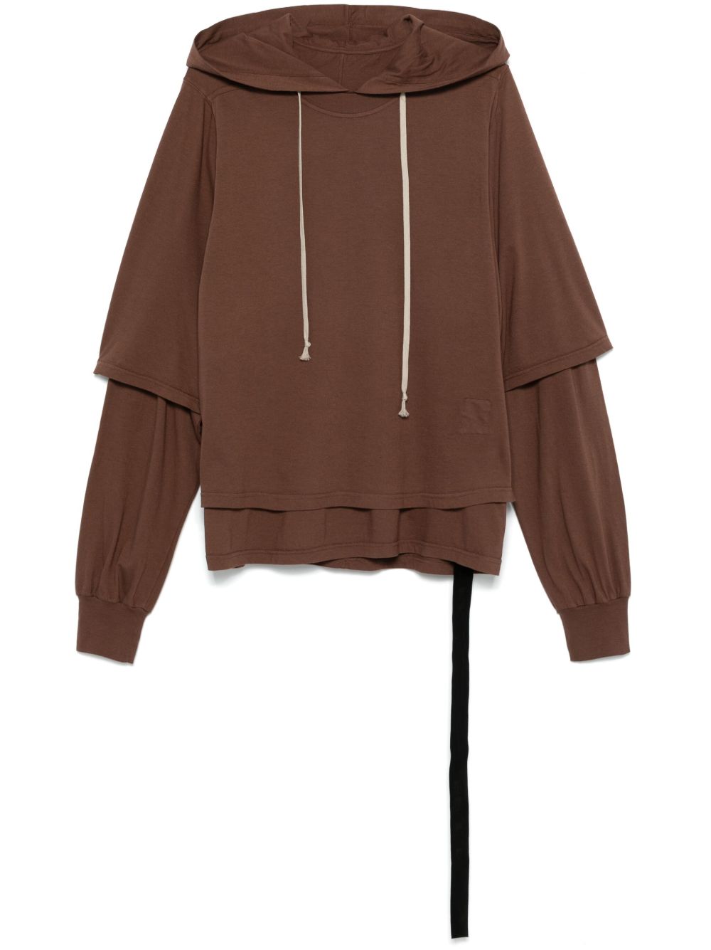 Rick Owens DRKSHDW Hustler 连帽衫 - 褐色