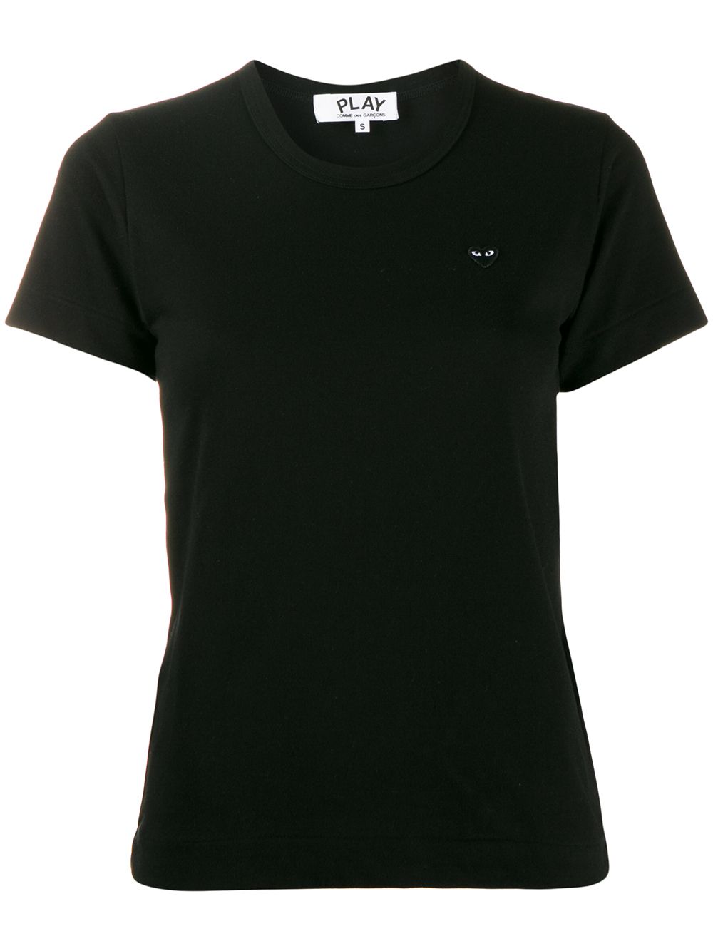 Comme Des Garçons Play Heart T恤 - 黑色