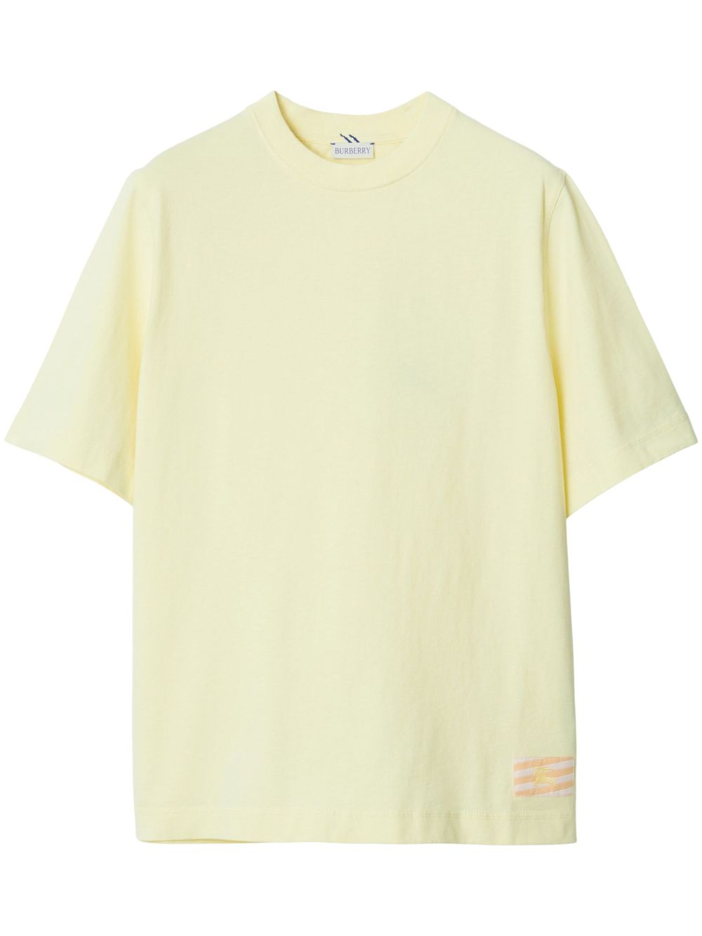 Burberry EKD logo棉T恤 - 黄色