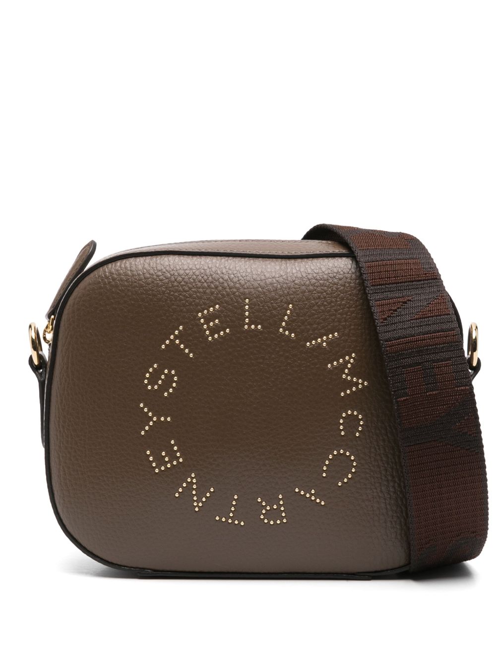Stella McCartney logo缀饰斜挎包 - 褐色