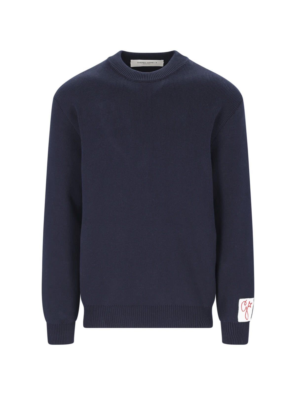 Golden Goose Back Logo Crew Neck Jumper