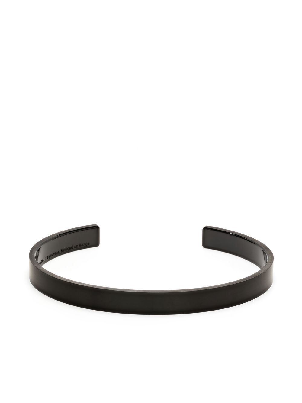 Le Gramme Ribbon 钛合金手镯（9克） - 黑色