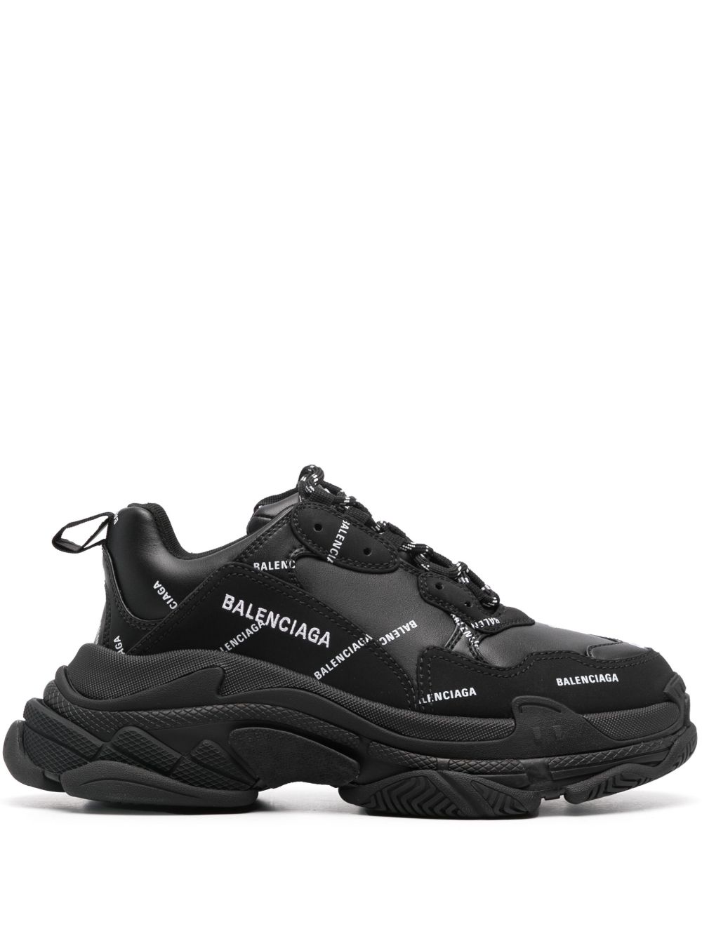 Balenciaga Triple S 运动鞋 - 黑色