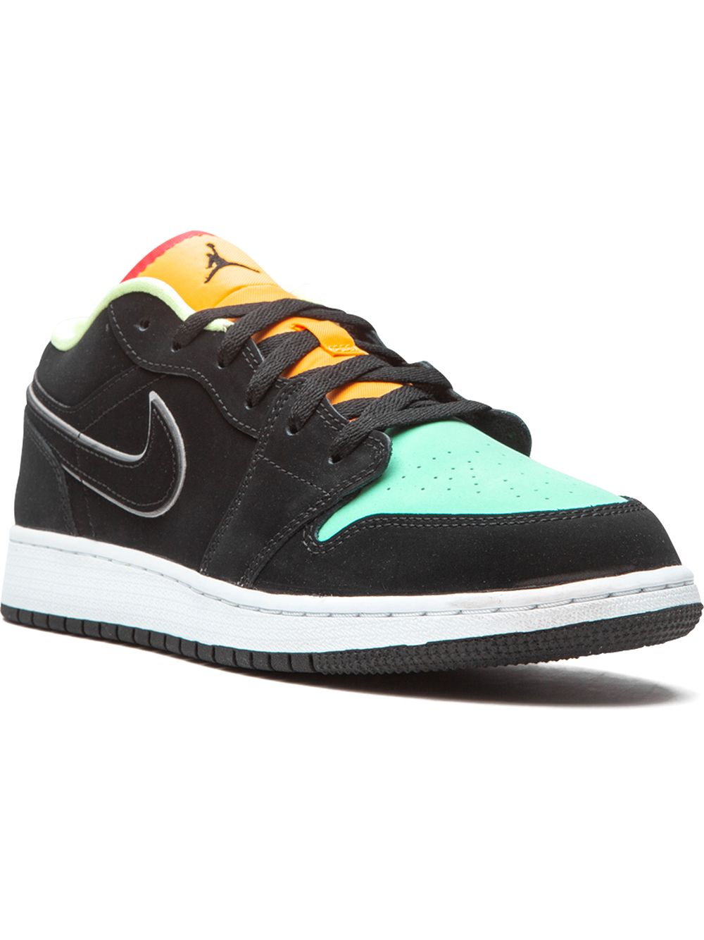 Jordan Kids Jordan 1 Low SE Aurora Green 板鞋 - 黑色