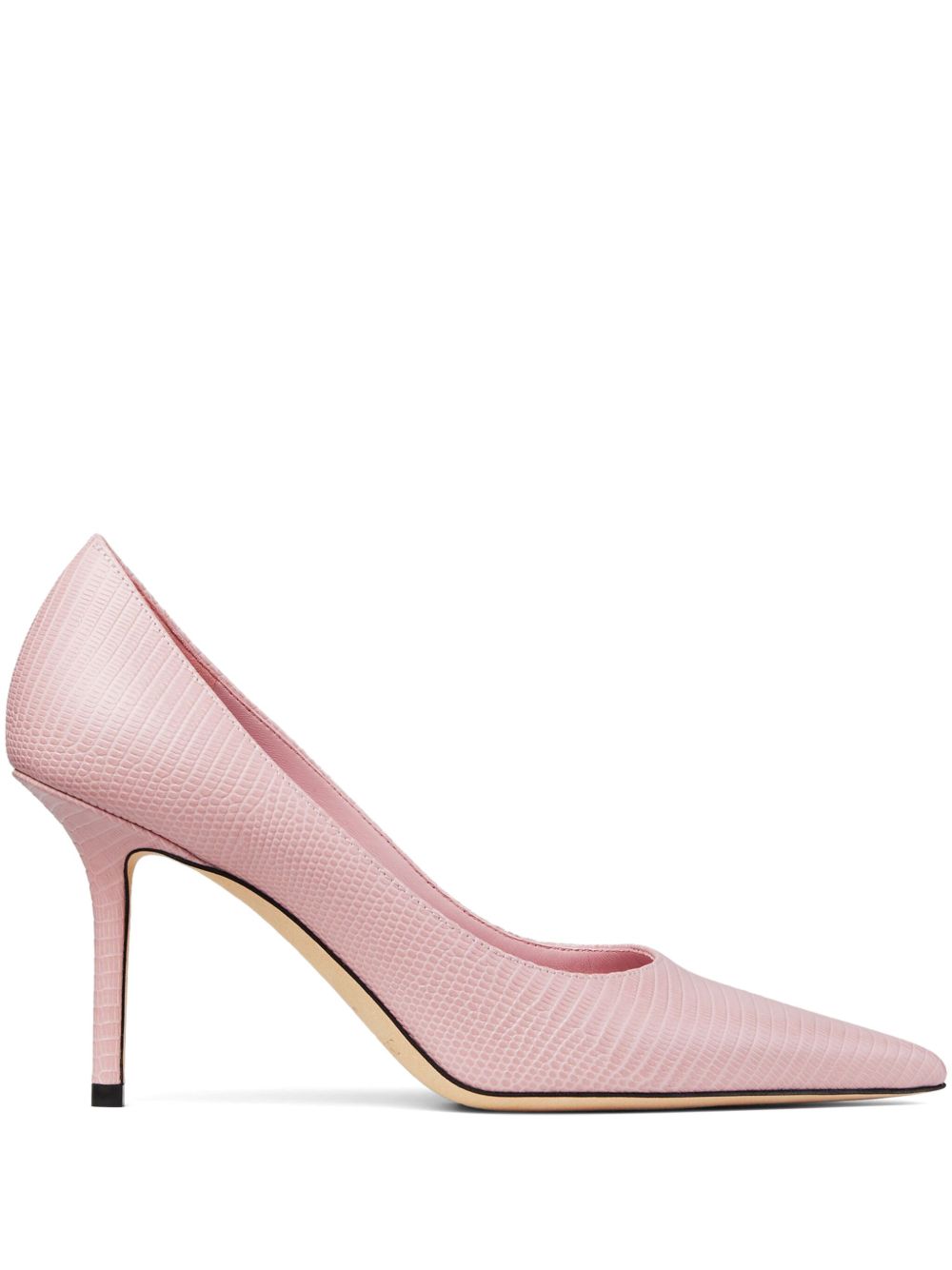 Jimmy Choo Love 皮质高跟鞋 - 粉色