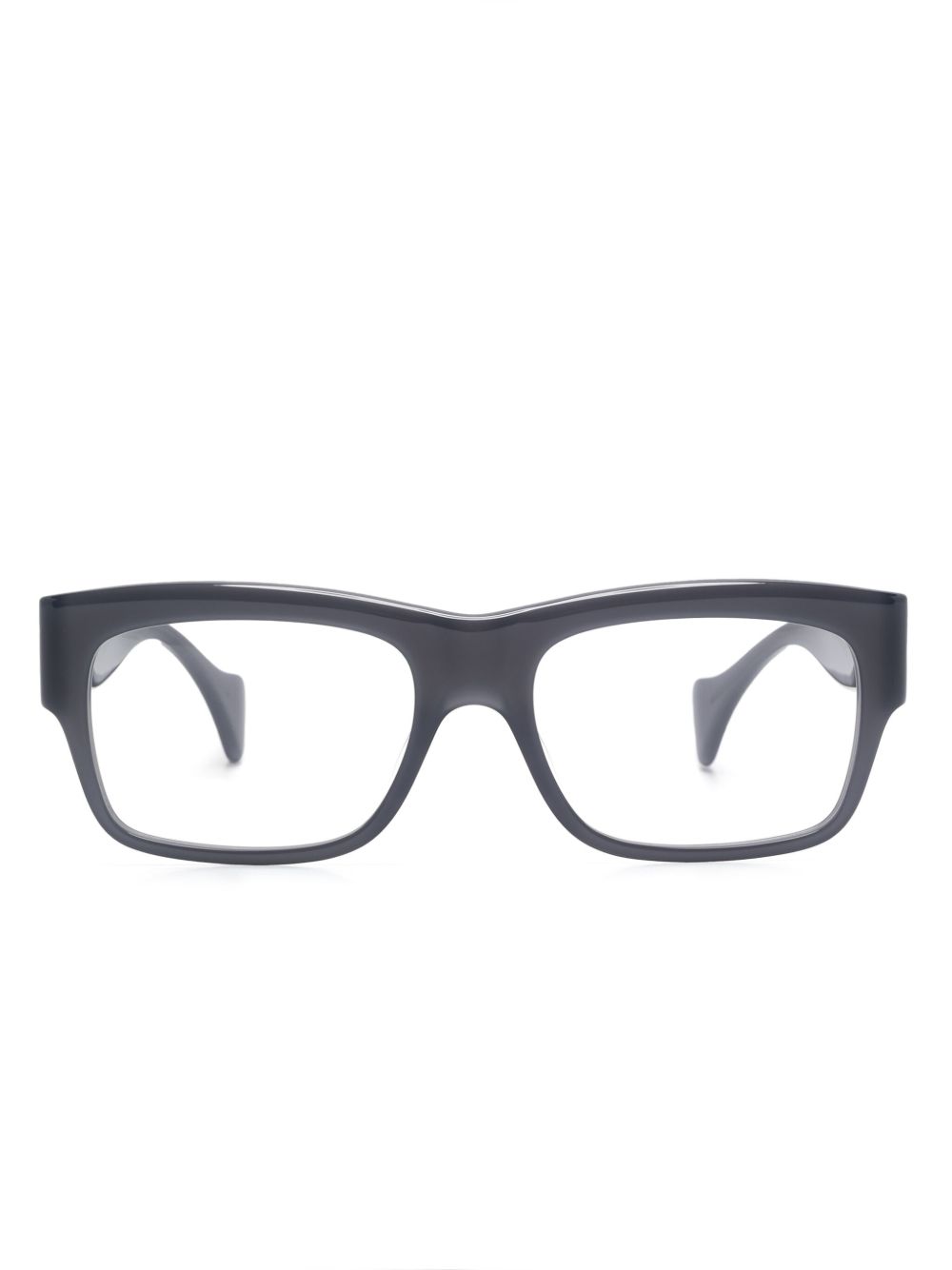 Gucci Eyewear 长方形镜框眼镜 - 灰色