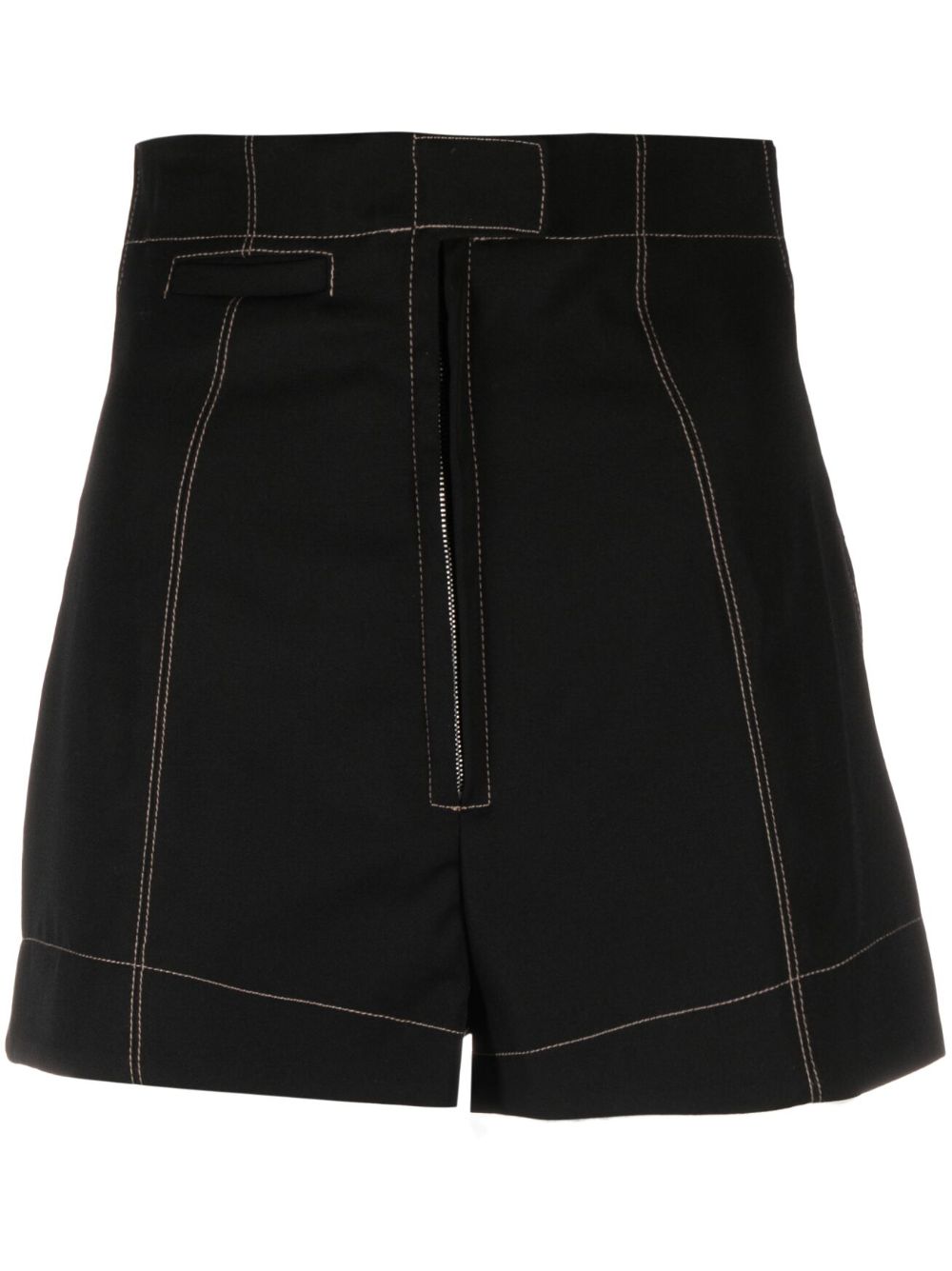 Jacquemus Le Short Areia 迷你短裤 - 黑色