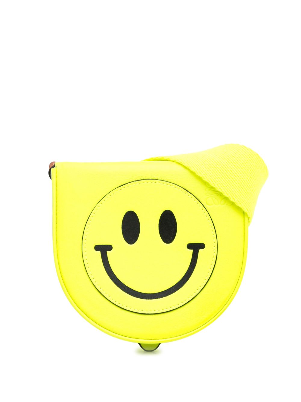 Loewe Pre-Owned Smiley Heel 小号斜挎包（2010-2023年典藏款） - 黄色