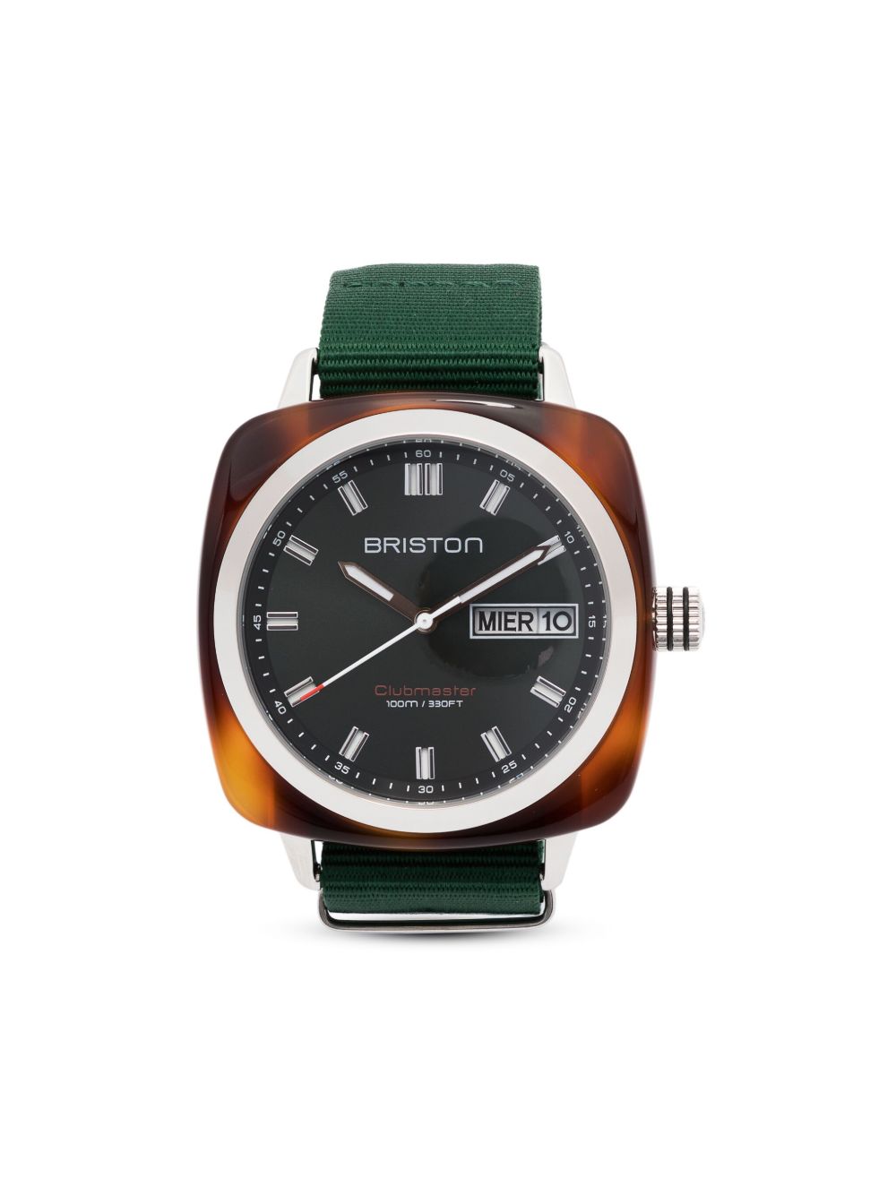 Briston Clubmaster Sport HMS Date 42毫米腕表 - 绿色