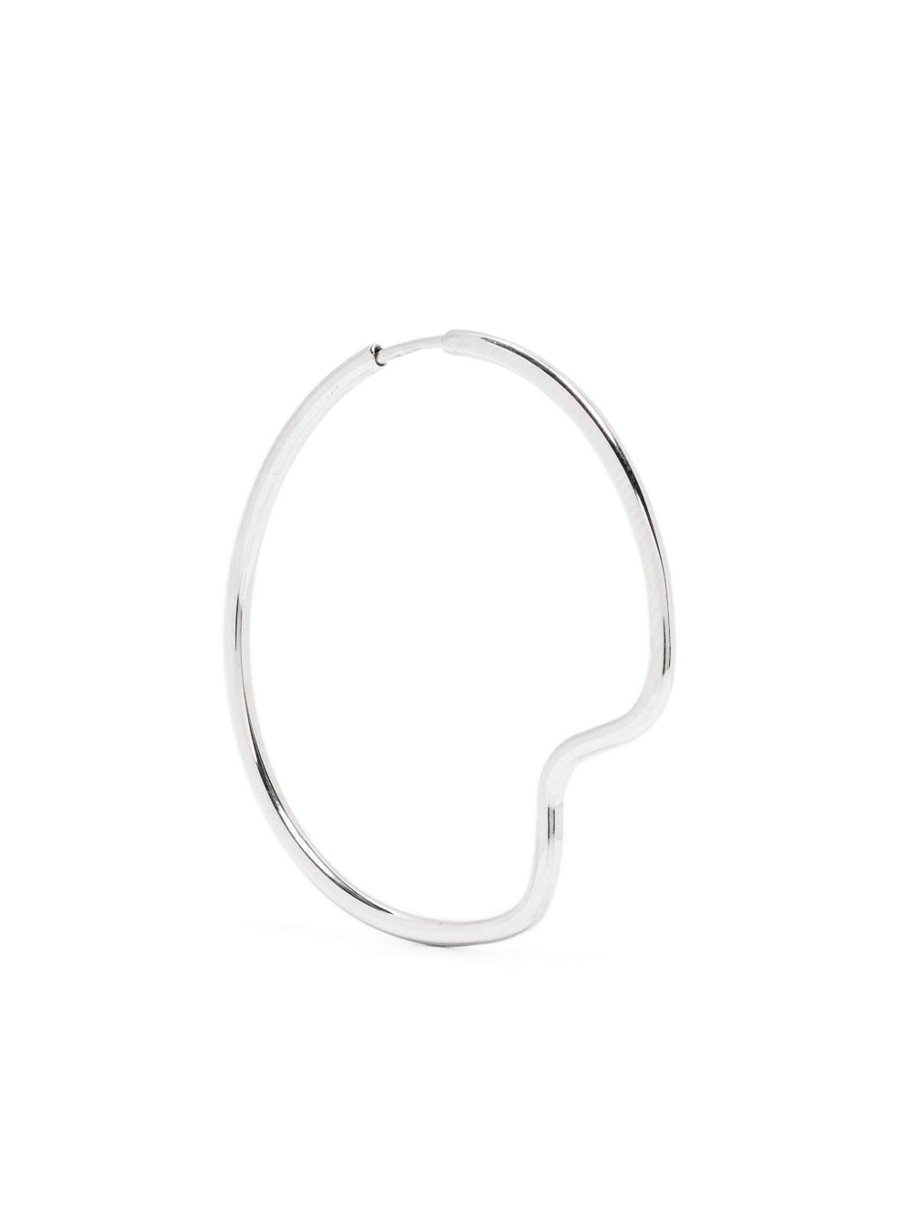 Maria Black Copenhagen 35 sculpted hoop earring - 银色