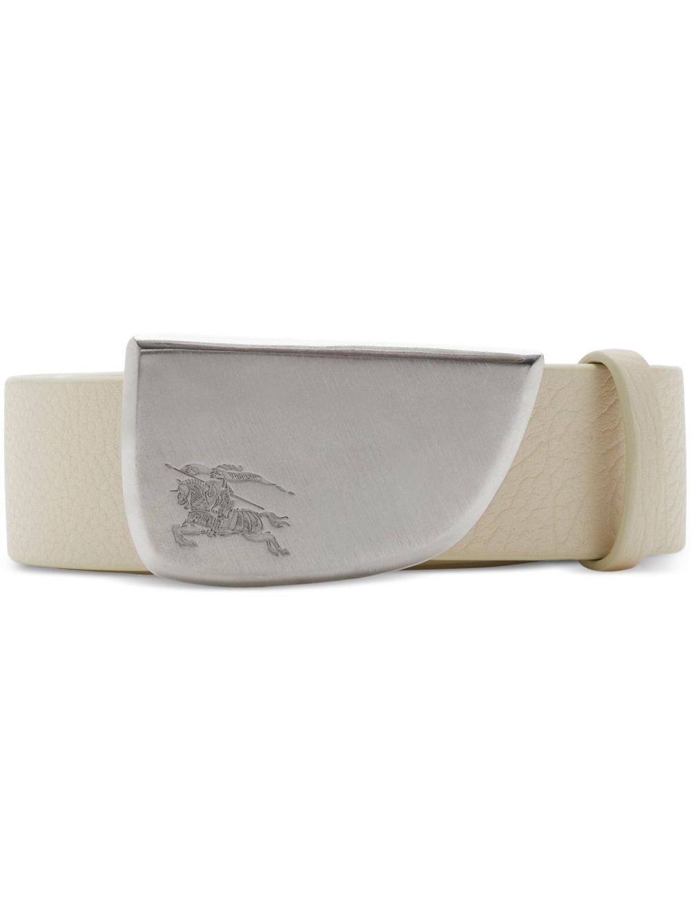 Burberry Shield 皮质腰带 - 中性色