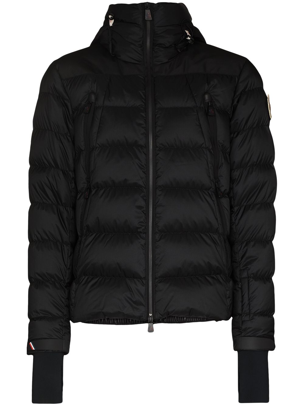 Moncler Grenoble Camurac 连帽蓬松夹克 - 黑色