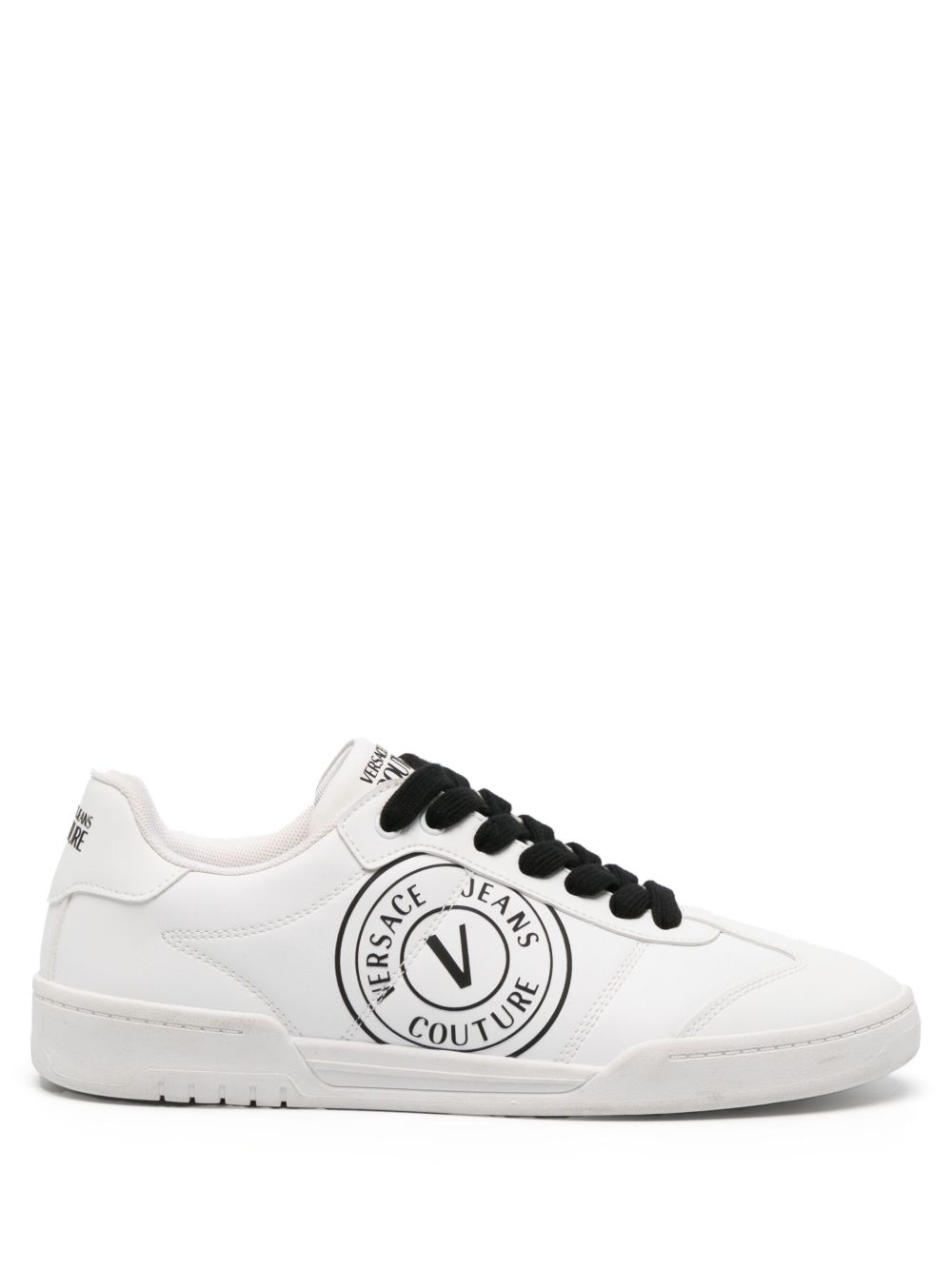 Versace Jeans Couture Brooklyn V-Emblem 运动鞋 - 白色