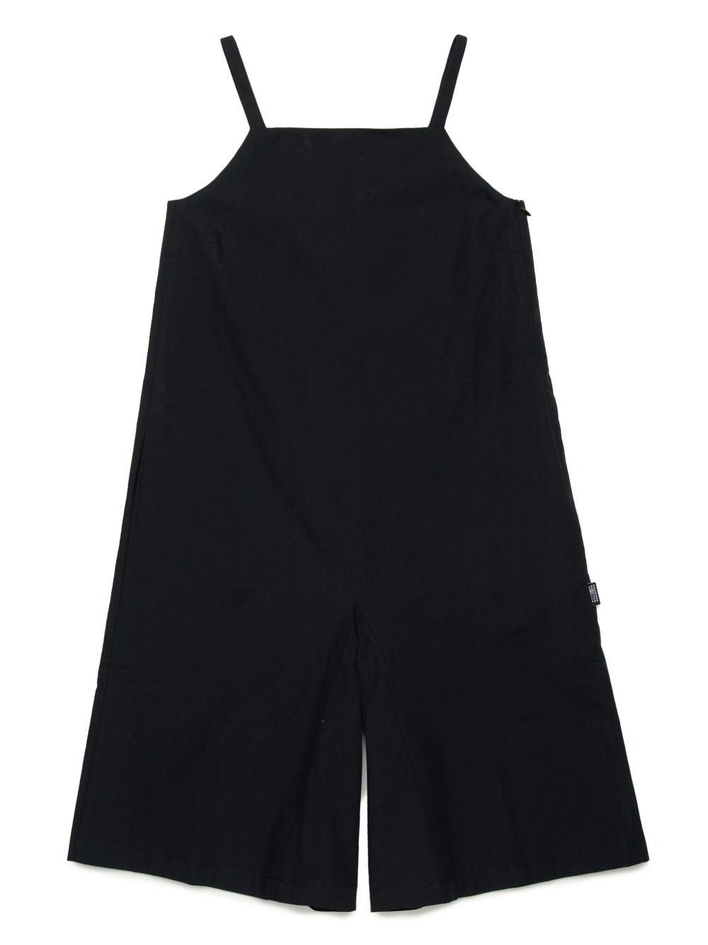 MM6 Maison Margiela Kids 吊带连体长裤 - 黑色