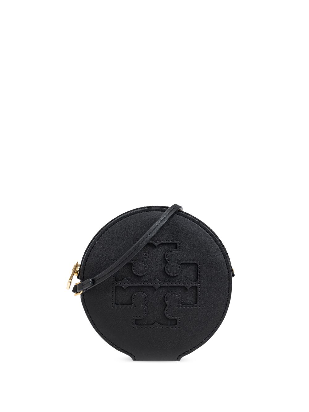 Tory Burch logo镂空卡夹 - 黑色