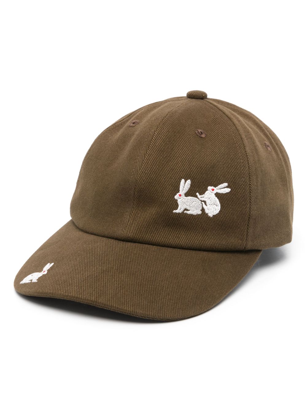 CARNE BOLLENTE Crazy Bunnies 棒球帽 - 褐色