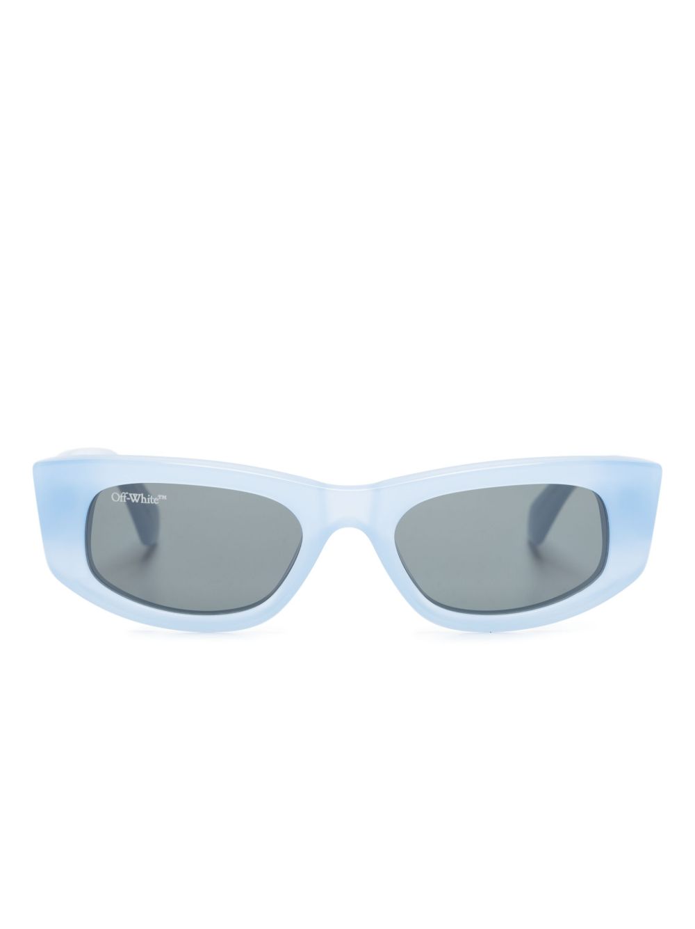 Off-White Eyewear Matera 长方形框太阳眼镜 - 蓝色