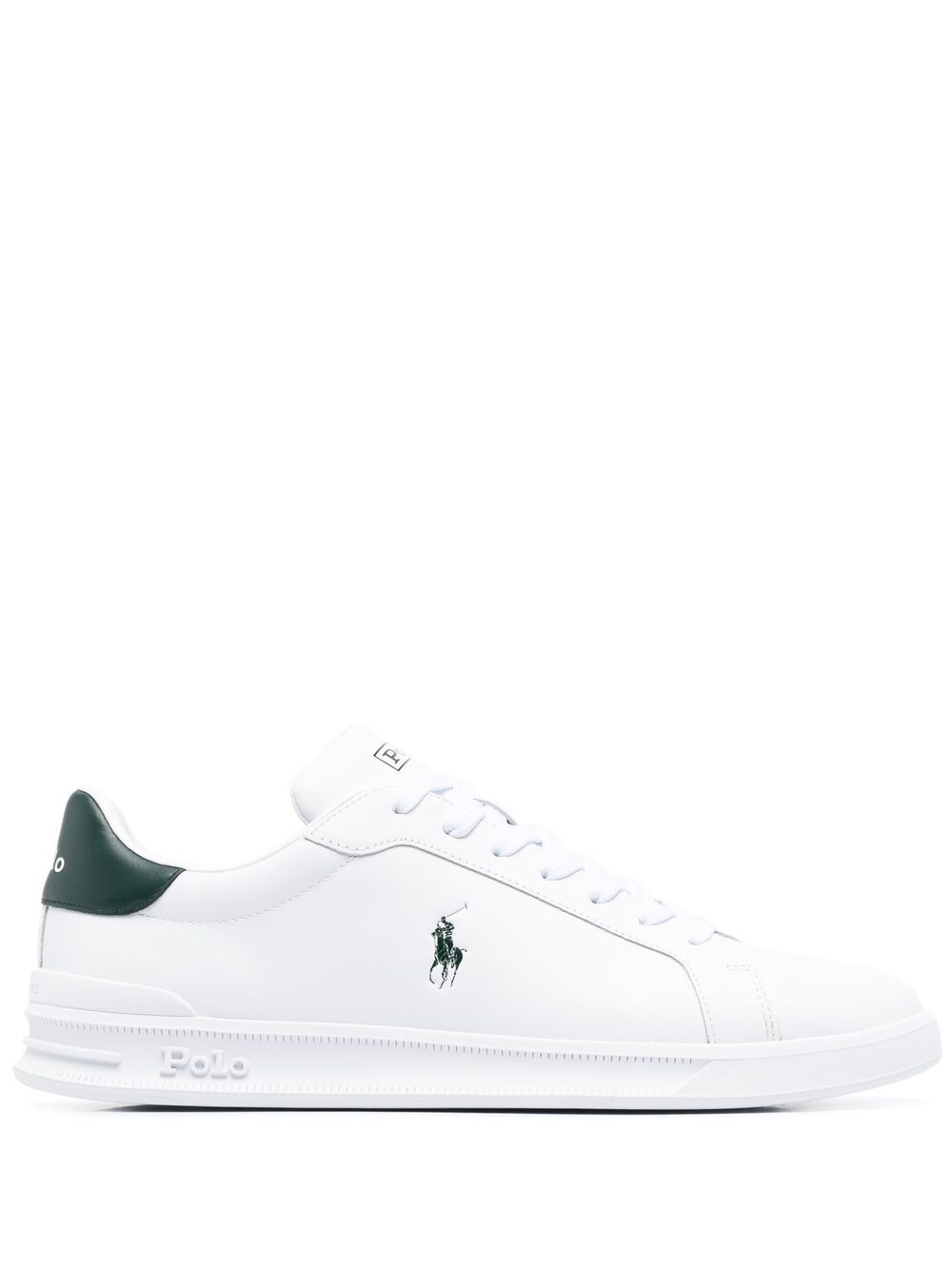 Polo Ralph Lauren logo印花低帮运动鞋 - 白色