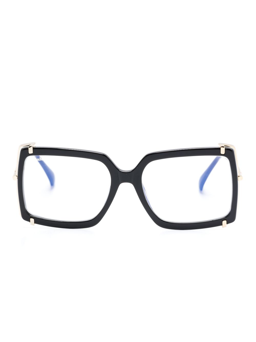 Max Mara Eyewear 方框眼镜 - 金色