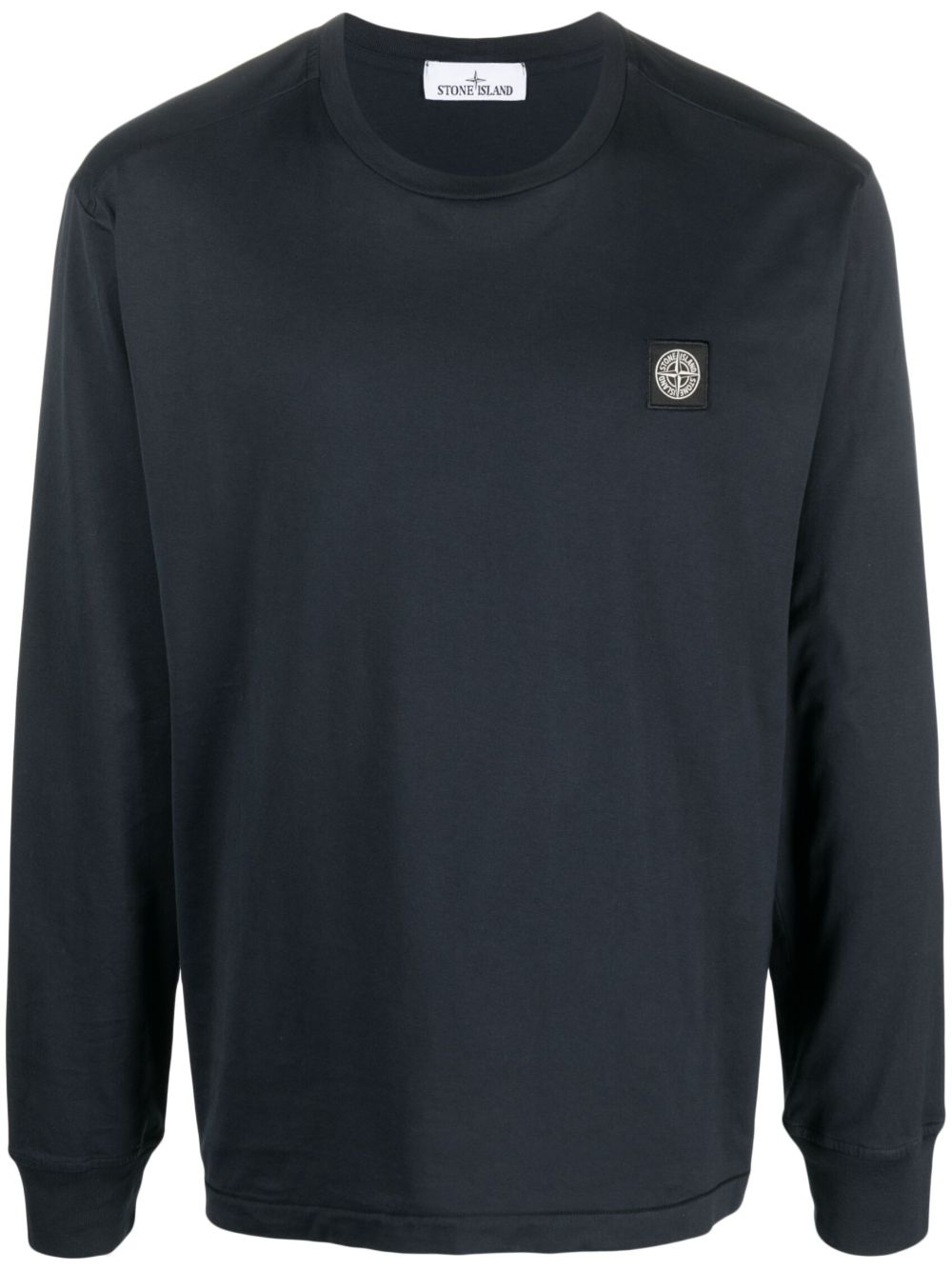 Stone Island 罗盘贴花圆领卫衣 - 蓝色