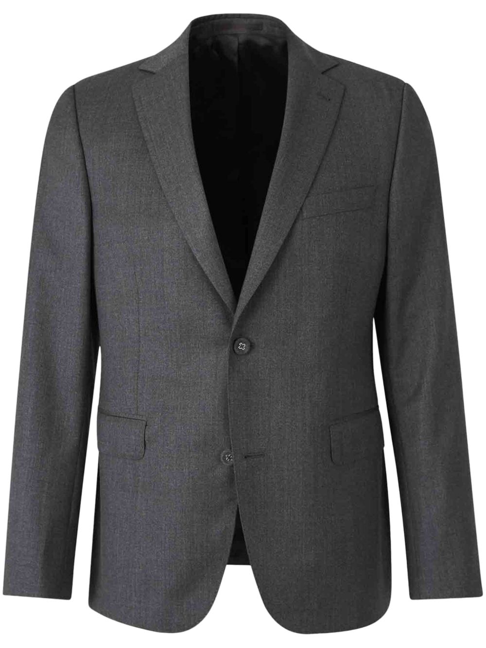 Officine Generale 初剪羊毛西装夹克 - 灰色