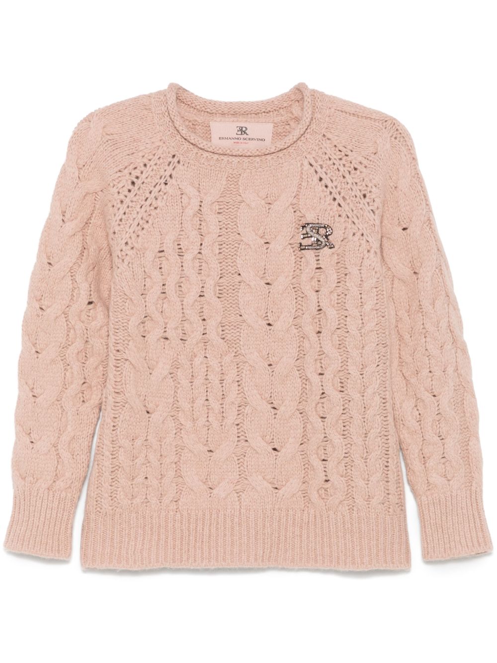 Ermanno Scervino 标贴毛衣 - 粉色