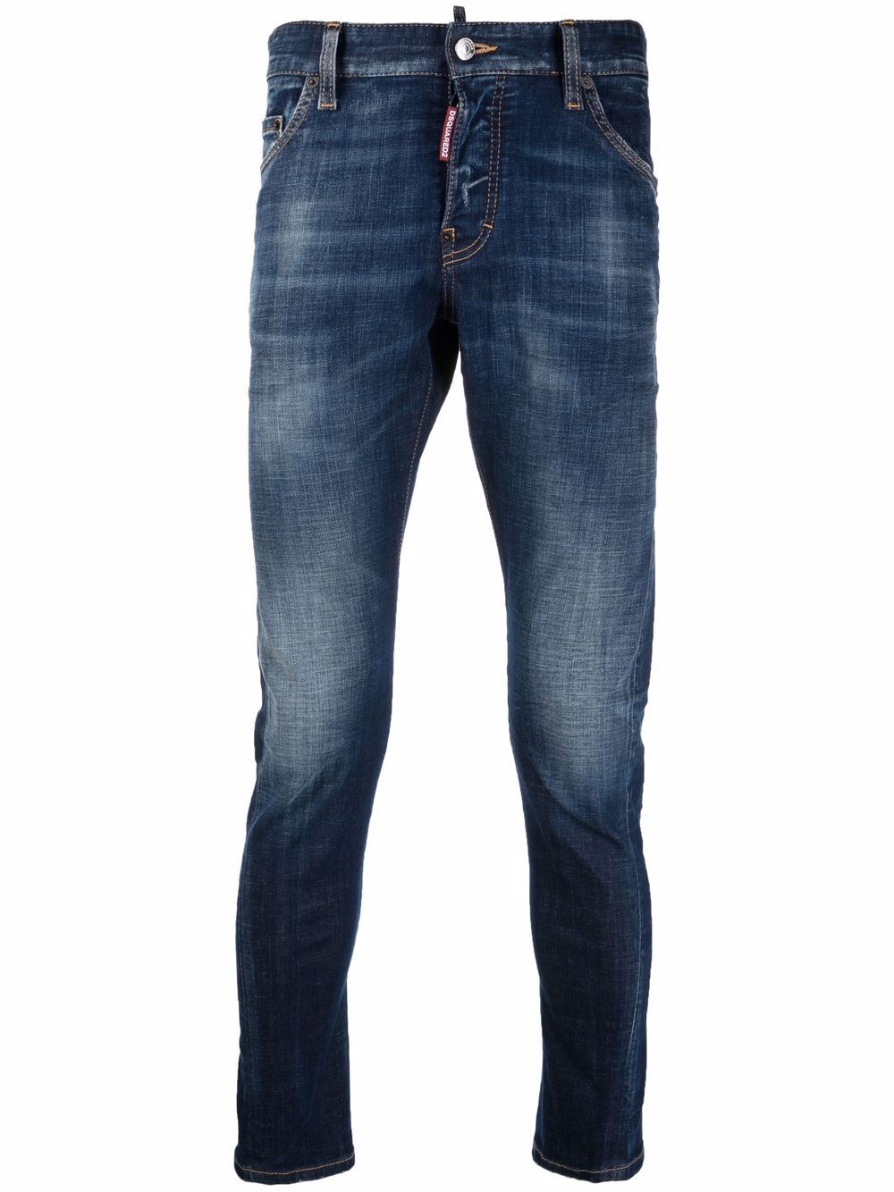 DSQUARED2 D2次方 标贴牛仔裤 - 蓝色