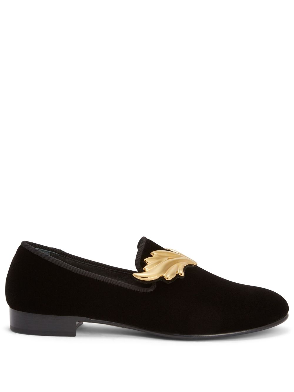 Giuseppe Zanotti Cruel 皮质乐福鞋 - 黑色