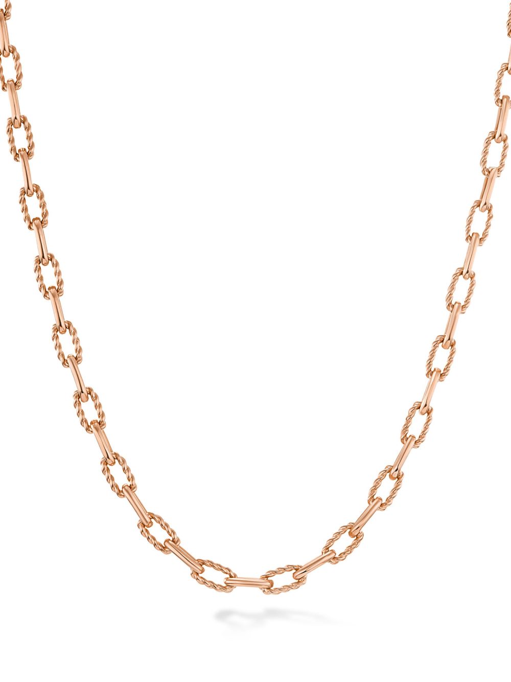 David Yurman 18K玫瑰金 Madison 链式项链 - 金色
