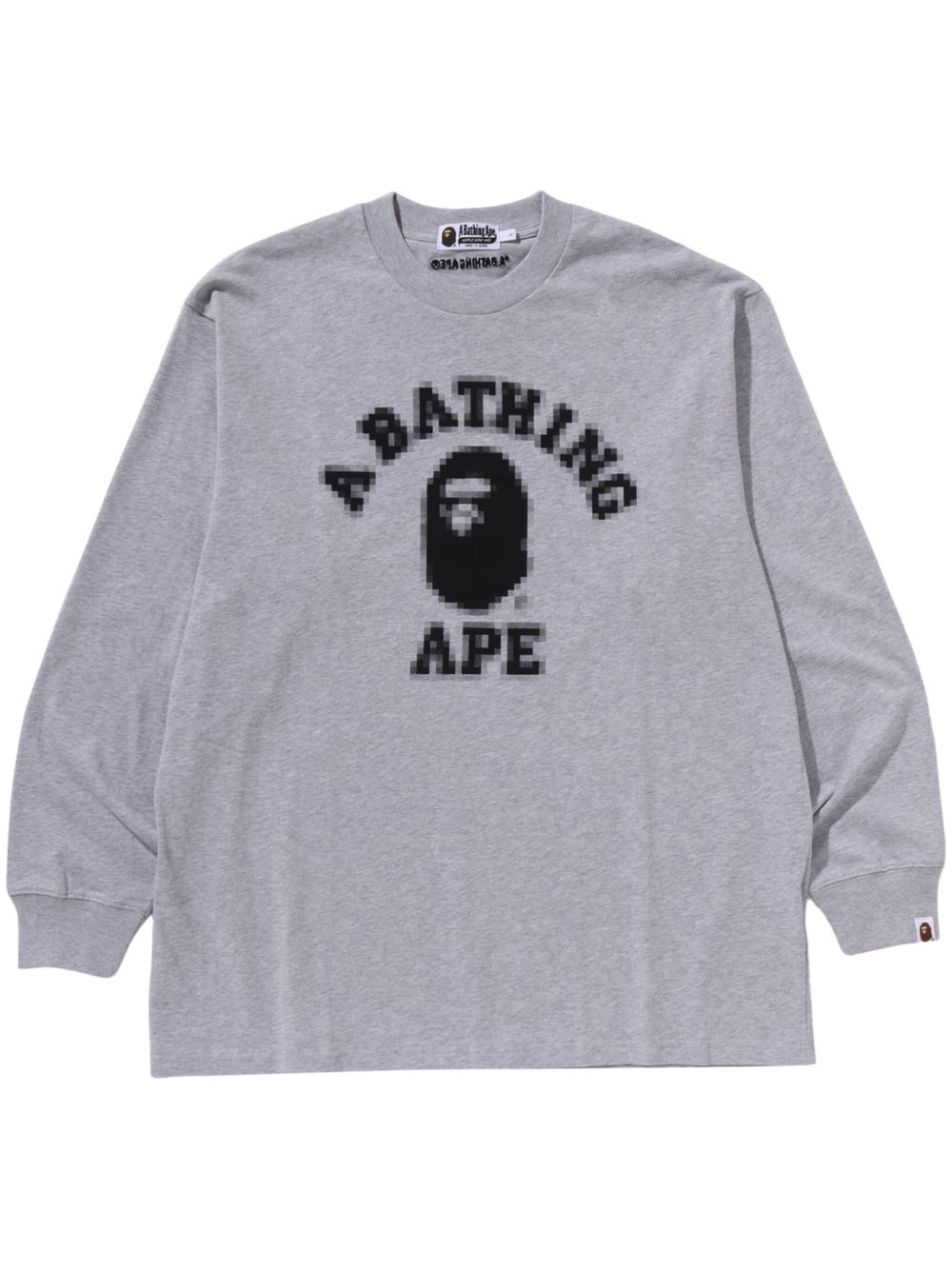 A BATHING APE® logo印花卫衣 - 灰色