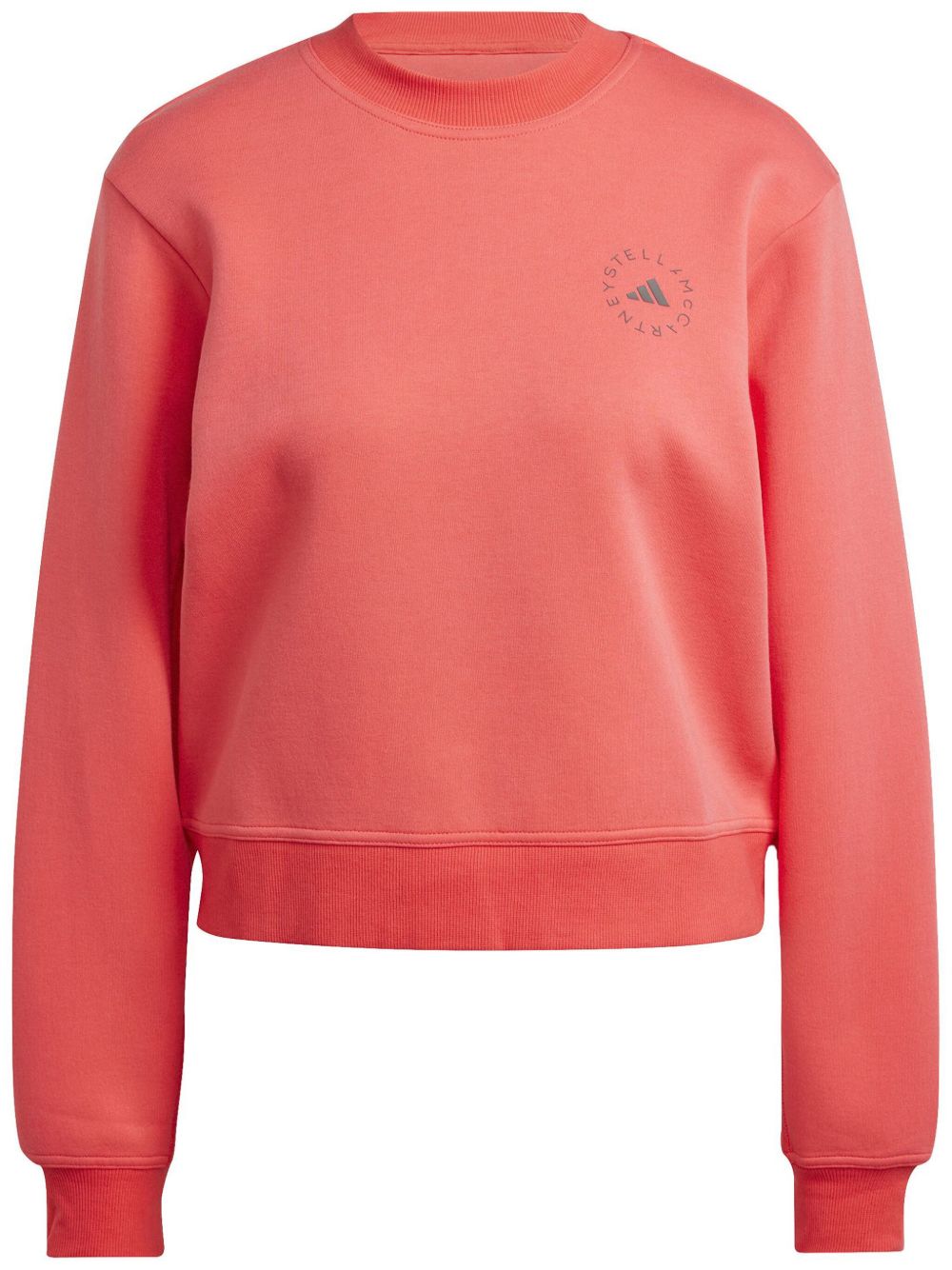 adidas by Stella McCartney logo印花运动卫衣 - 粉色