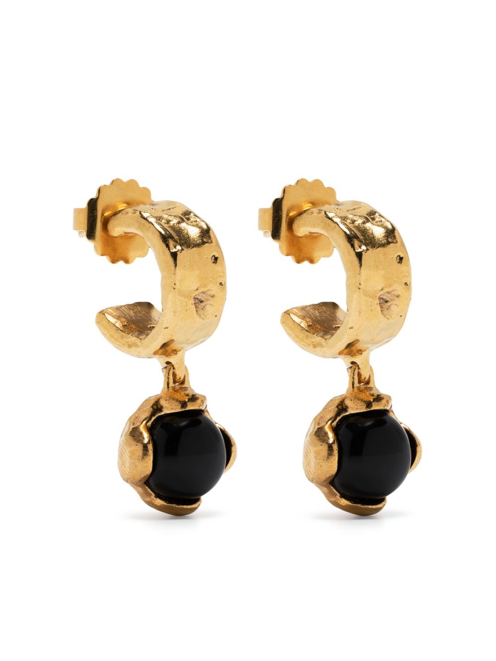 Alighieri The Night Capture hoop earrings - 金色