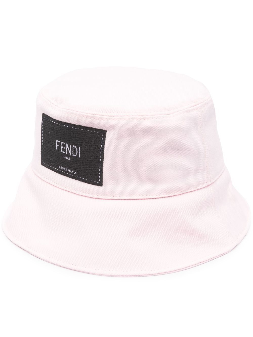 FENDI 标贴渔夫帽 - 粉色