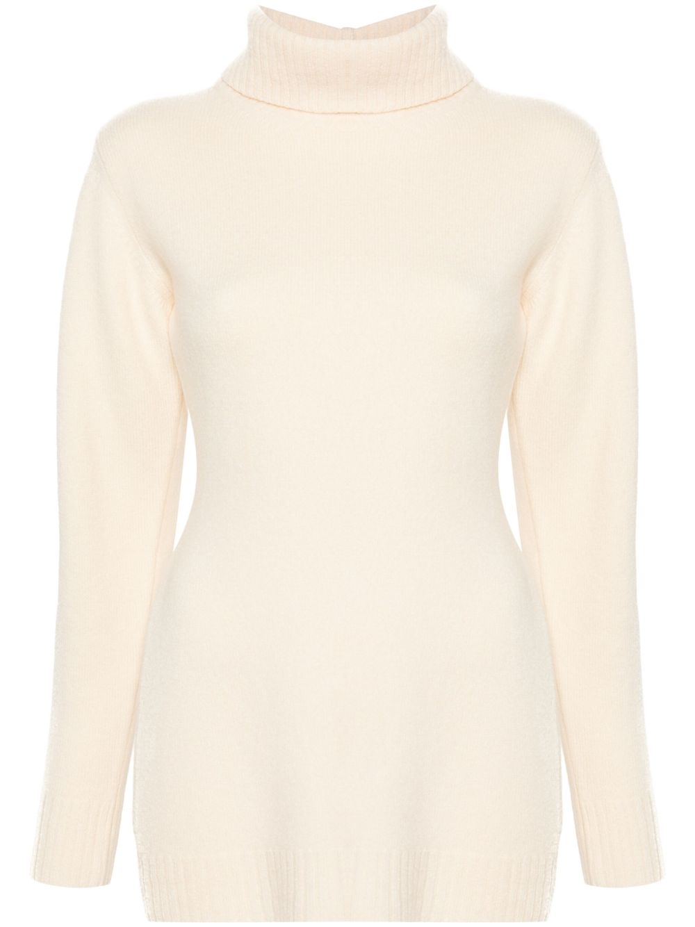 Jil Sander 高领羊毛毛衣 - 中性色