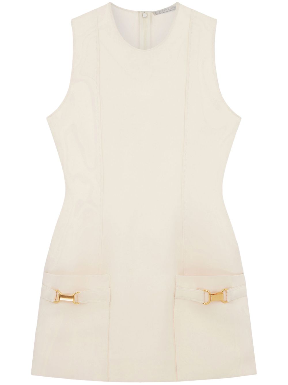 Stella McCartney Moulded 无袖连衣裙 - 白色