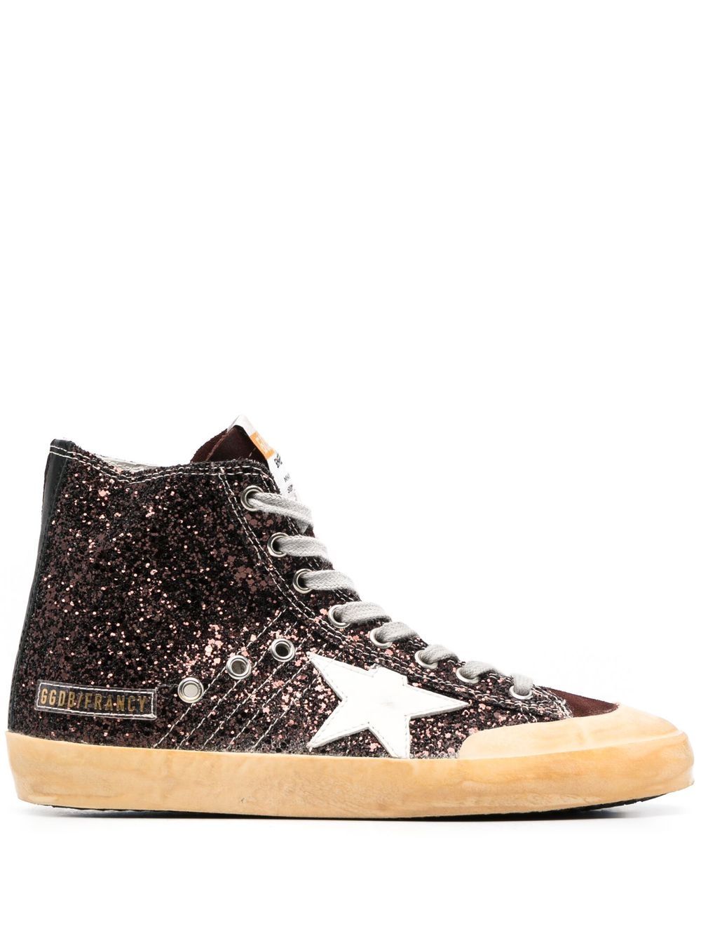 Golden Goose Francy 高帮运动鞋 - 褐色
