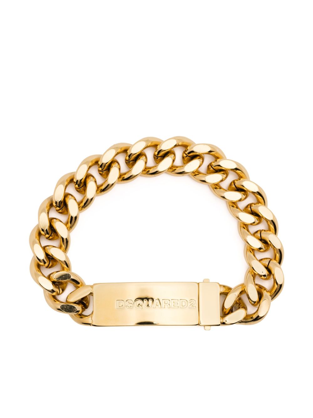 DSQUARED2 Chained2 粗链式手镯 - 金色