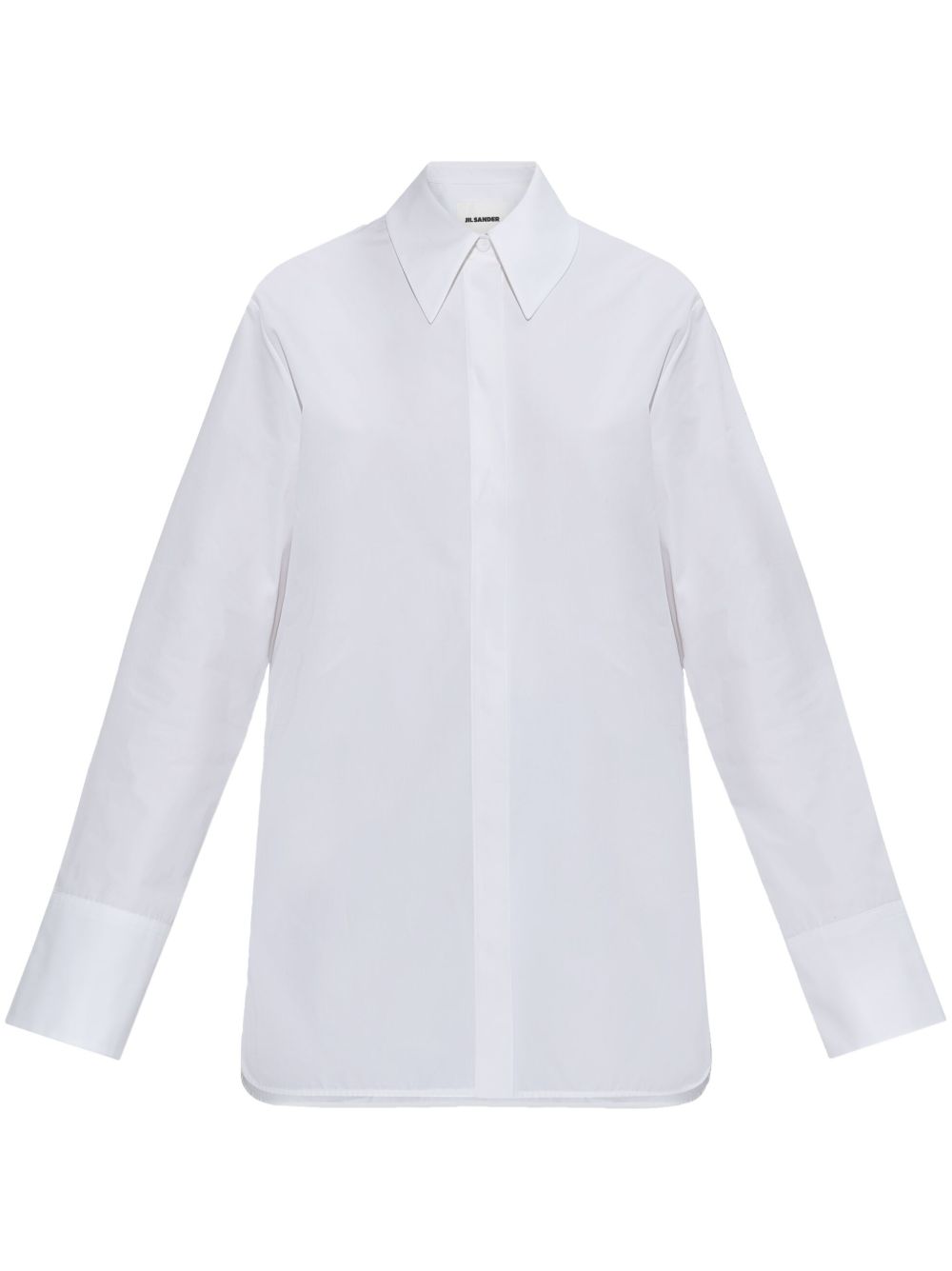 Jil Sander 经典棉衬衫 - 白色