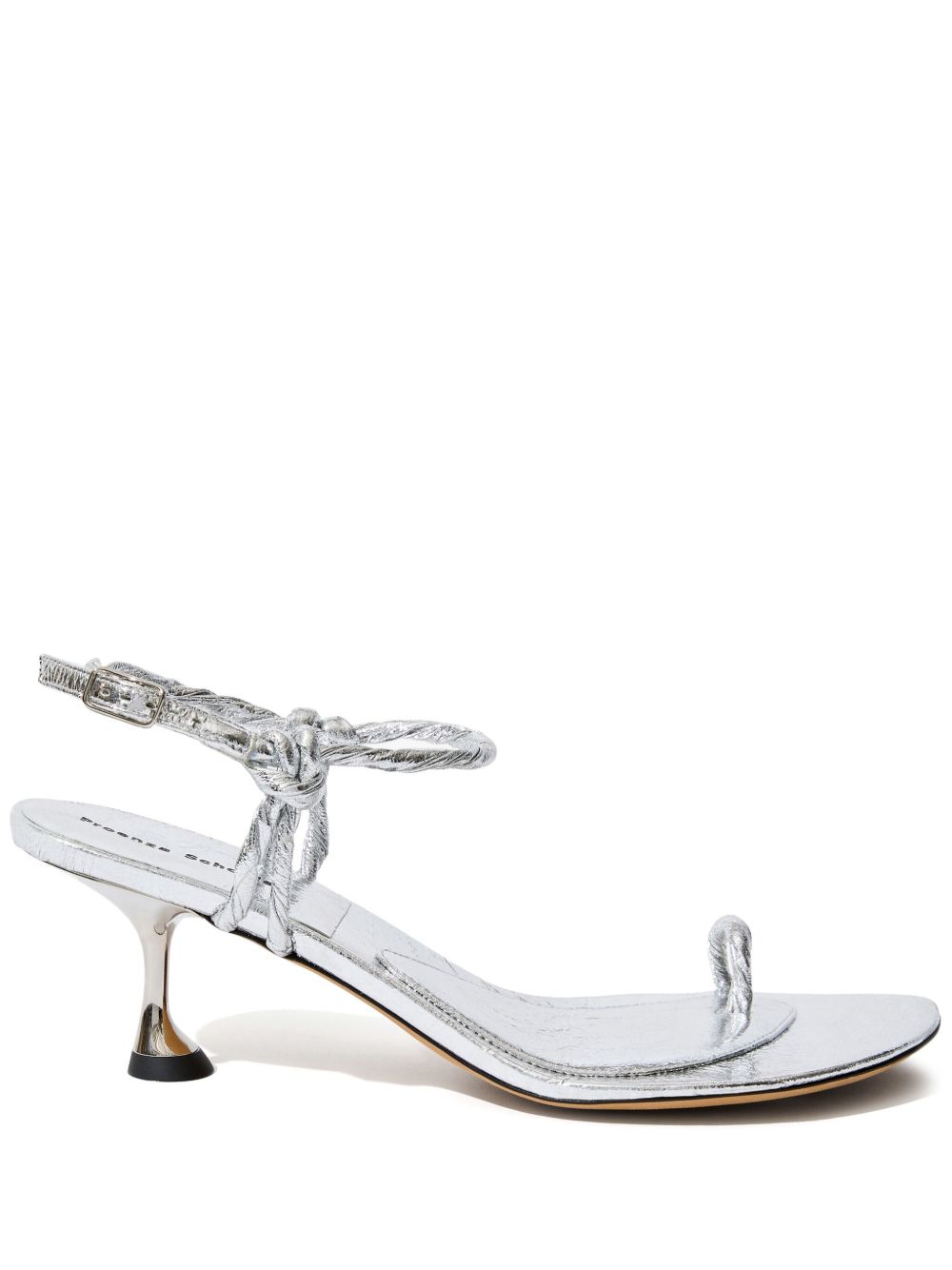 Proenza Schouler Tee Toe Ring 凉鞋 - 银色