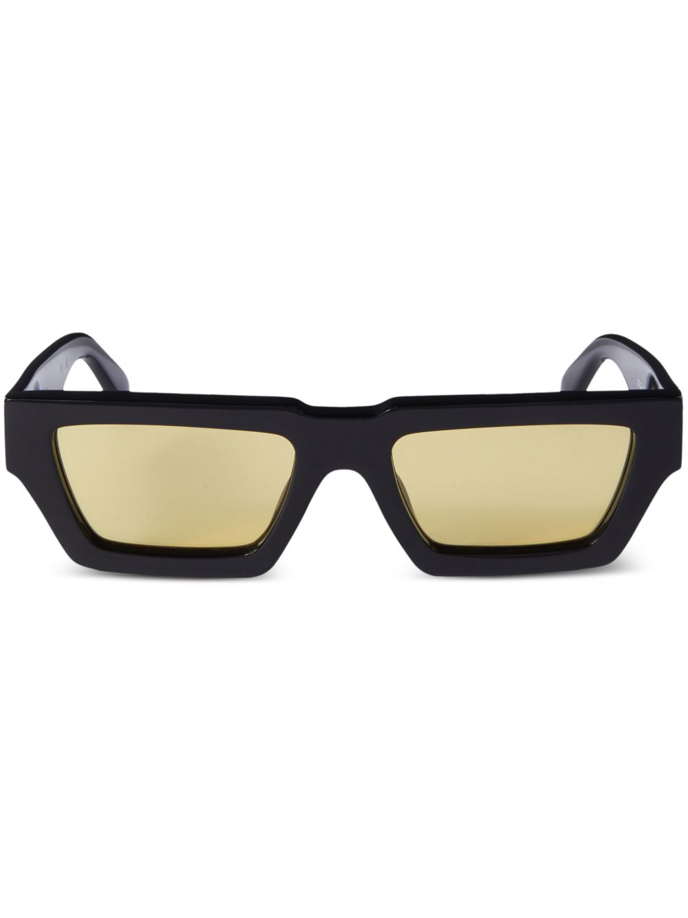 Off-White Eyewear Manchester 方形镜框太阳眼镜 - 黑色