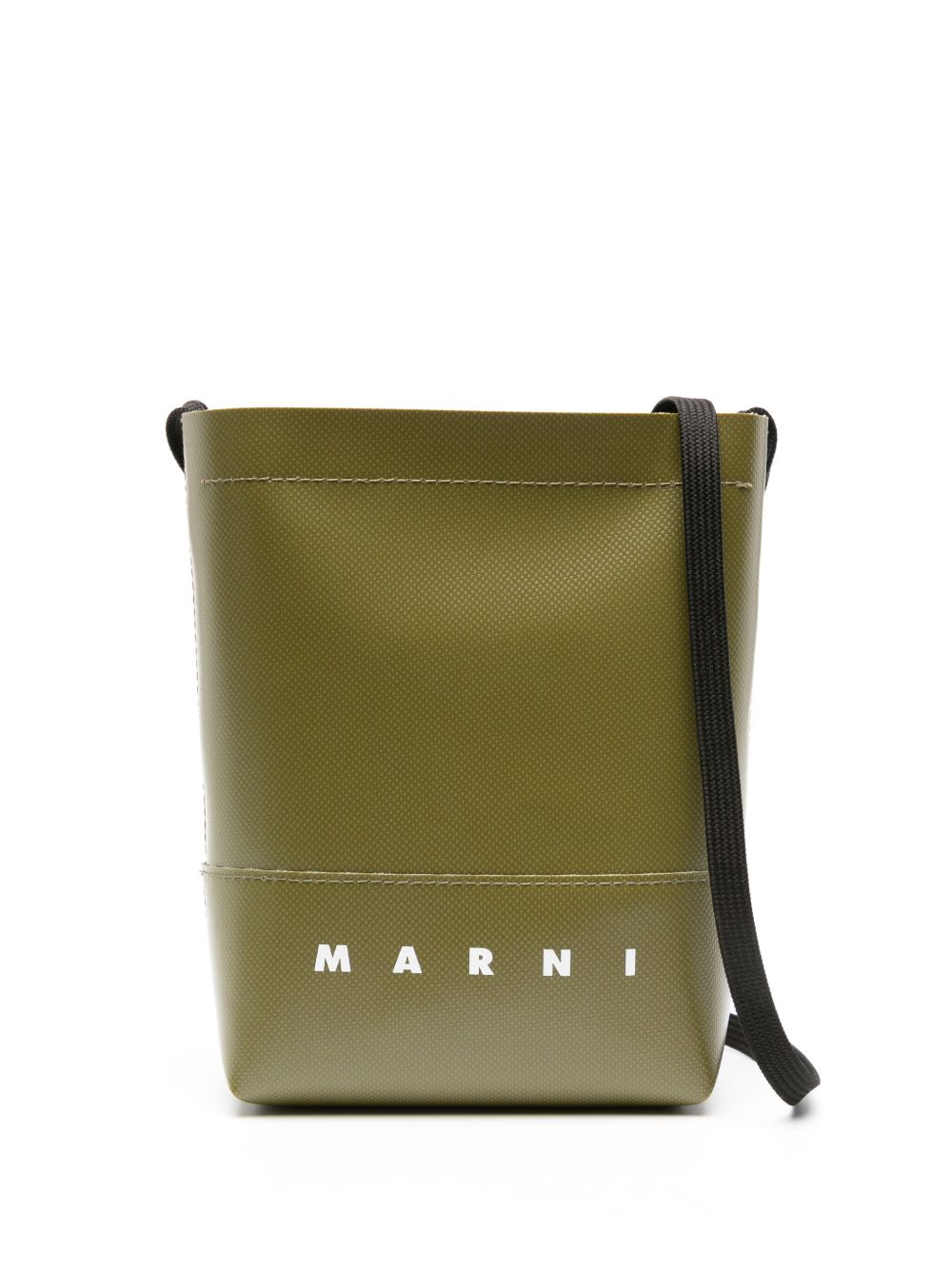 Marni Museu logo印花迷你包 - 绿色
