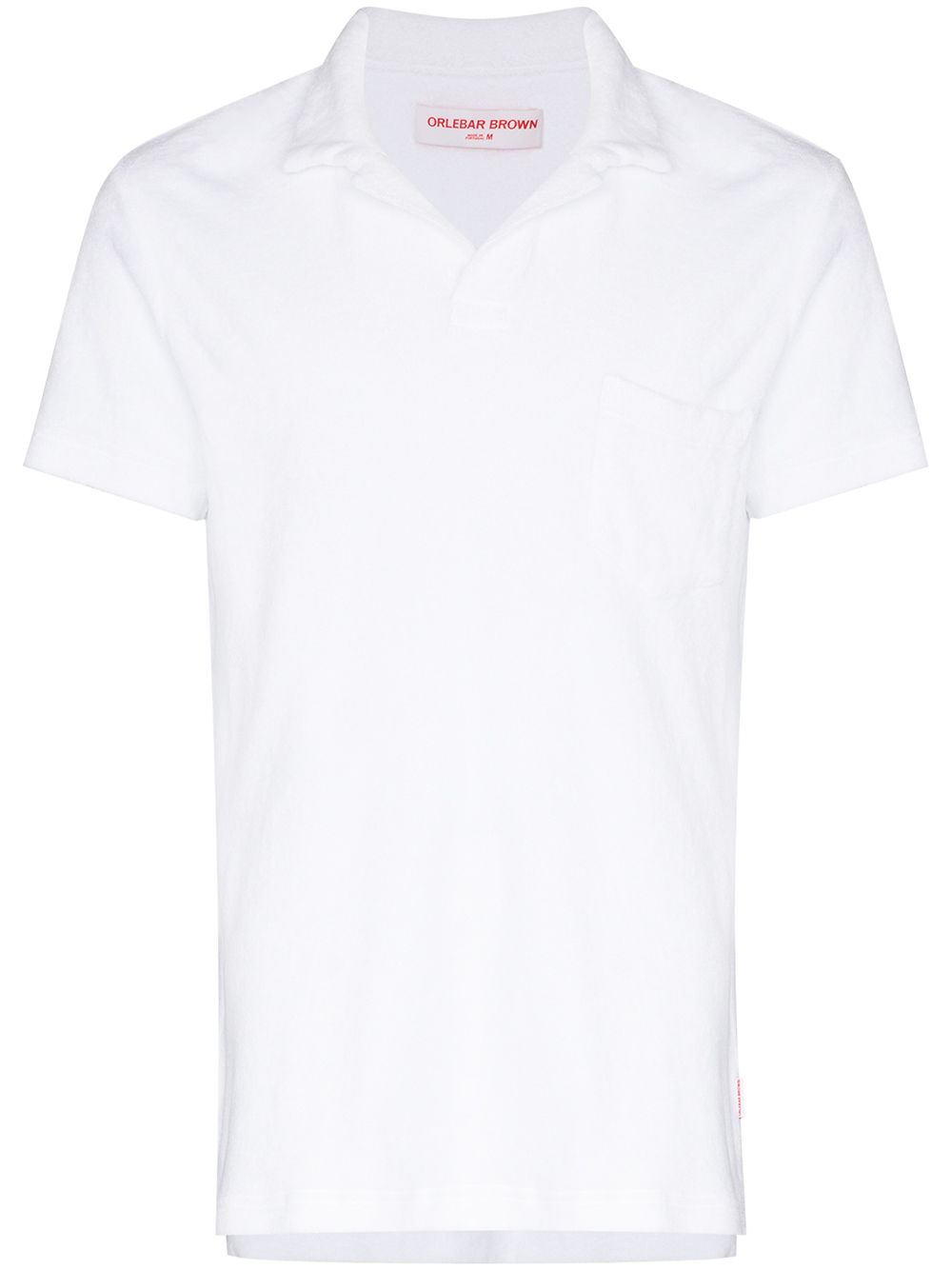 Orlebar Brown Riviera 短袖 polo 衫 - 白色
