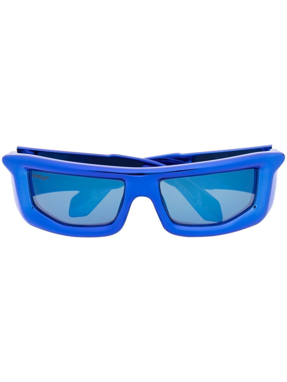 Off-White Eyewear Volcanite 方框太阳眼镜 - 蓝色