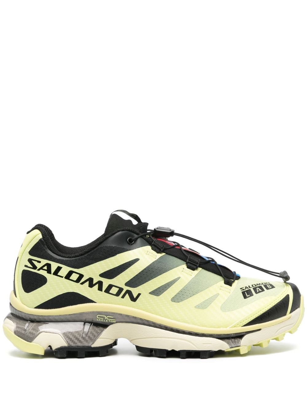 Salomon XT-4 logo印花运动鞋 - 黄色