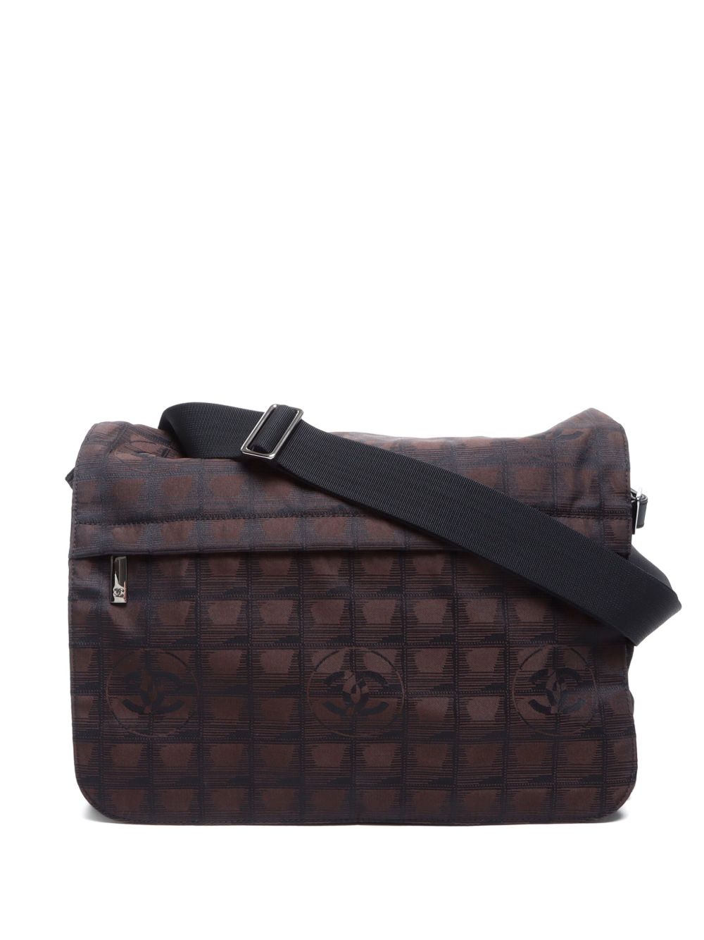 CHANEL Pre-Owned New Travel Line 单肩包（2005-2006年典藏款） - 褐色