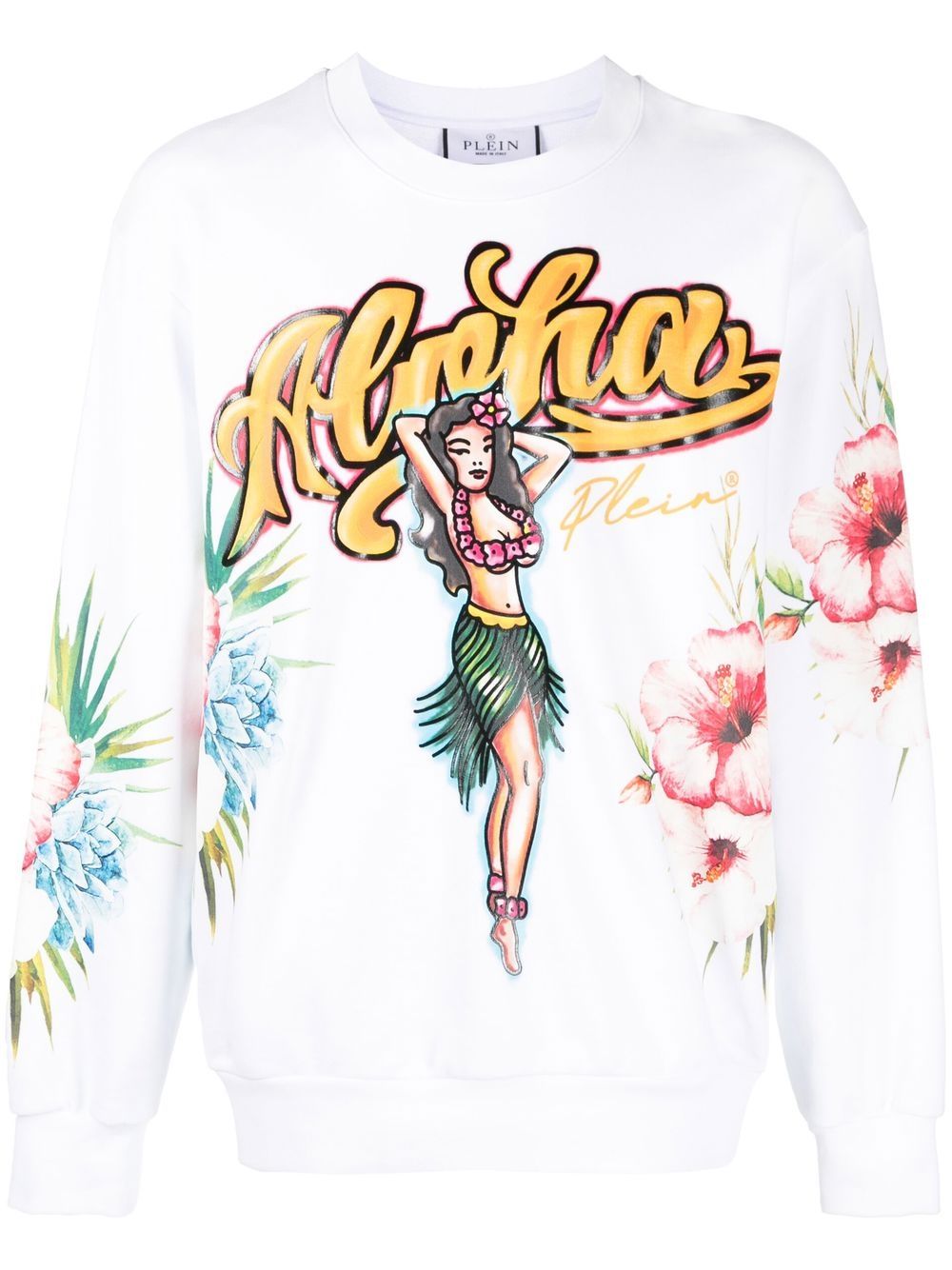 Philipp Plein 印花卫衣 - 白色