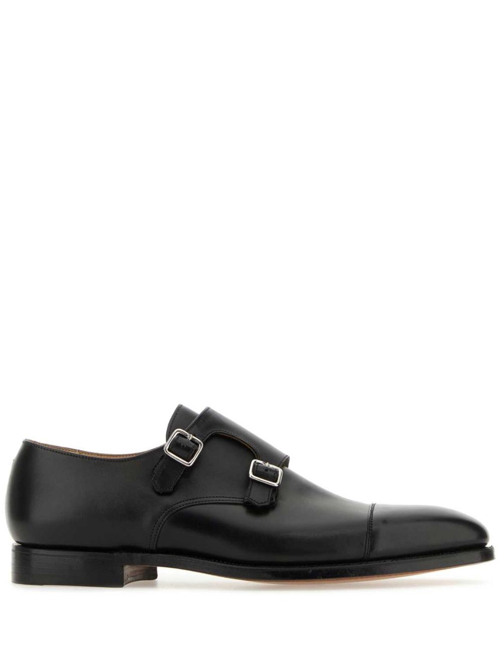 Crockett & Jones Lowndes 孟克鞋 - 黑色