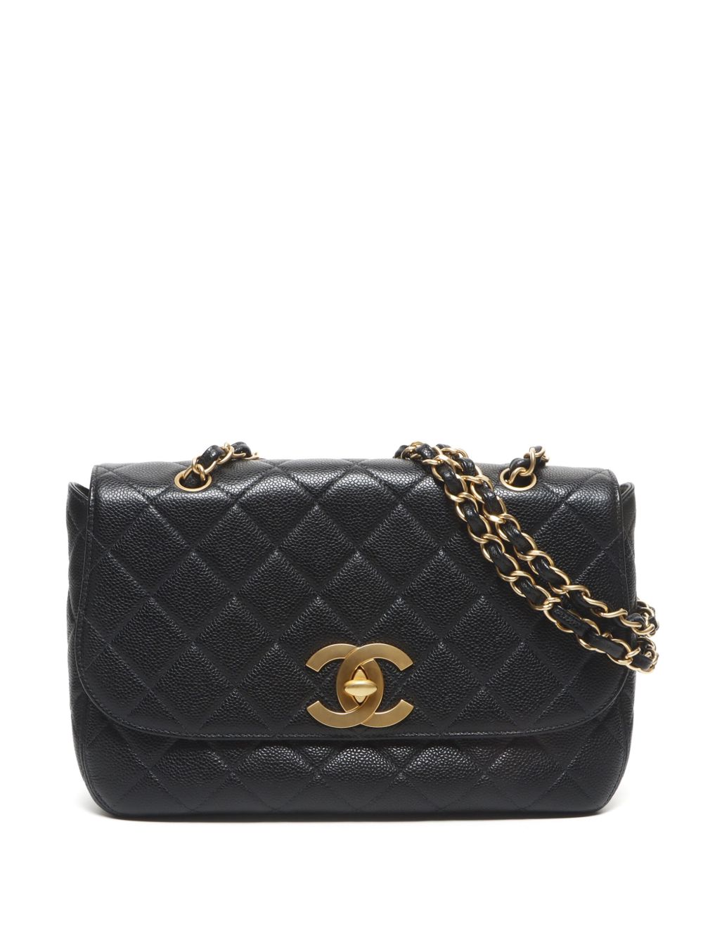 CHANEL Pre-Owned CC 单肩包（2000-2001年典藏款） - 黑色
