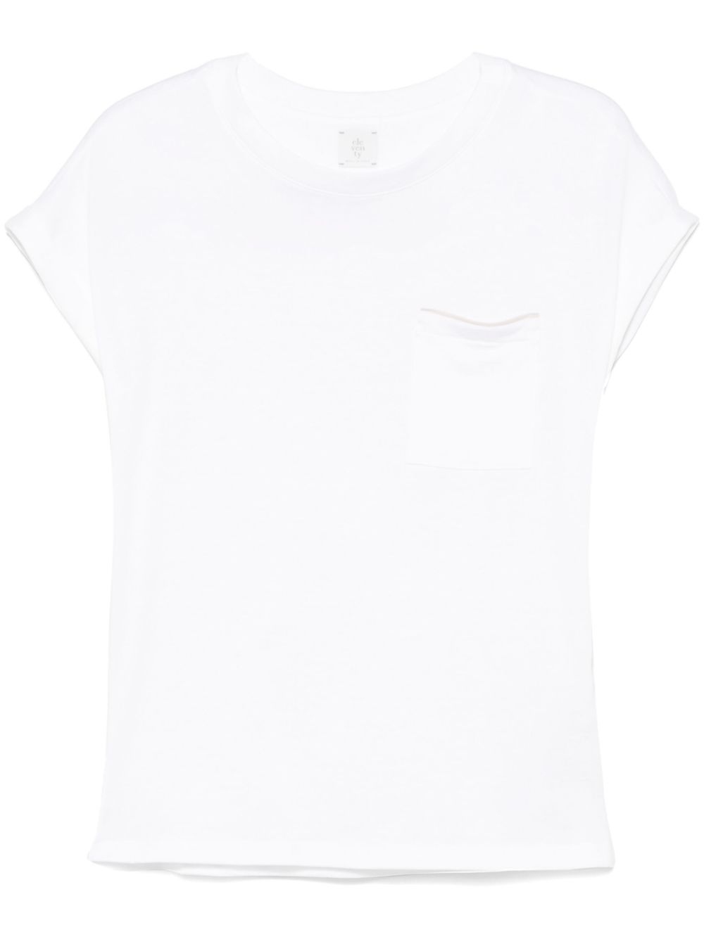 Eleventy jersey-texture T-shirt - 白色